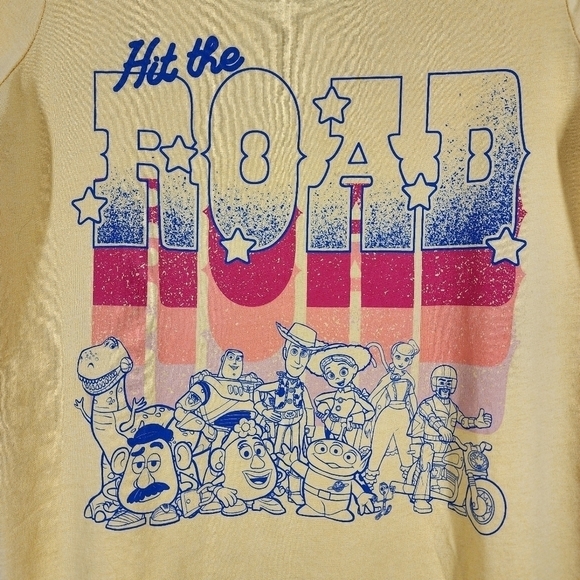 PIXAR DISNEY TOY STORY "HIT THE ROAD" TEE SHIRT - Picture 8 of 10